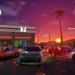 picture of 7-Eleven cars in the metaverse